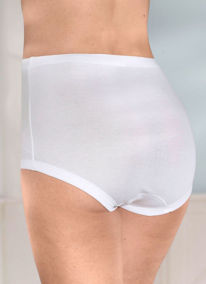 Viererpack Slips mit Gummizug im Bund 