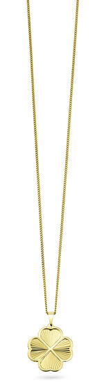 Kleeblatt-Anhänger aus Gold 