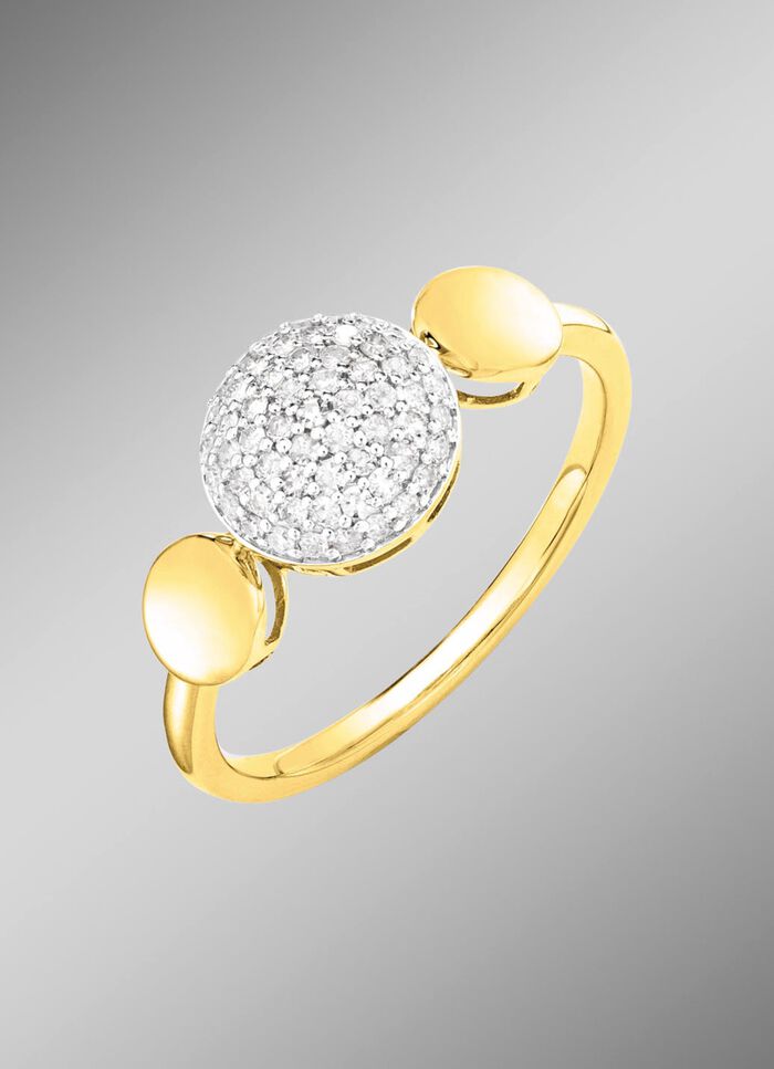 Wundervoller Damenring mit 60 Diamanten 