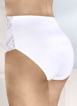 Laurina Viererpack Slips mit h&uuml;bscher Elastikspitze 