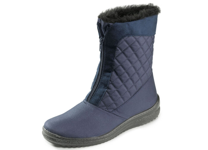 ELENA EDEN Stiefelette aus wetterfestem Textilmaterial MARINE