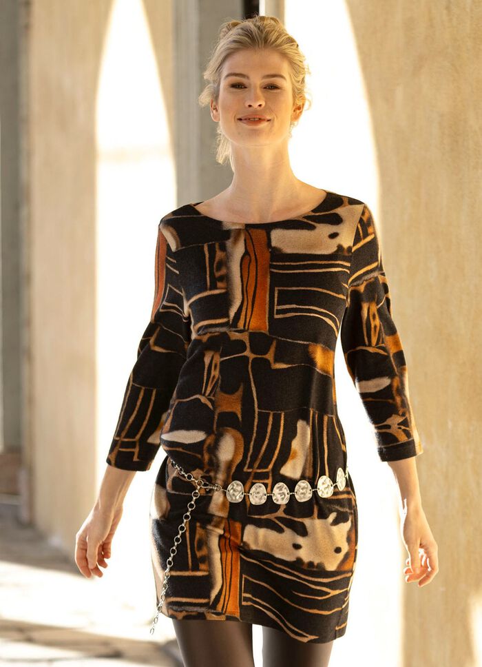 Strick-Tunika in Feinstrick 