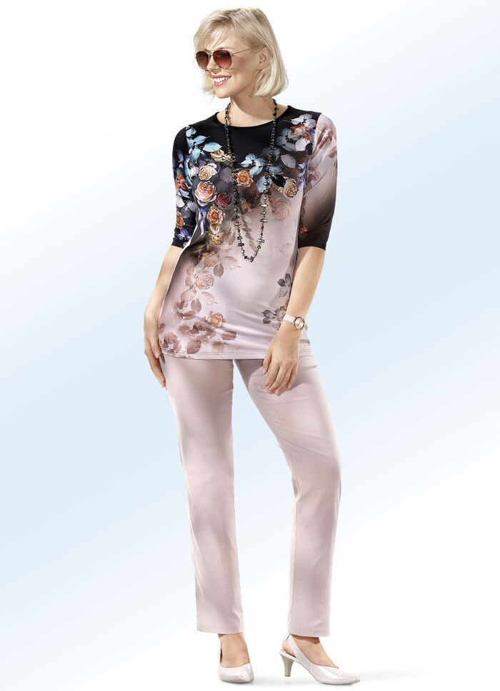 Shirt mit farbbrillantem Inkjet-Druck 