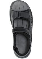 GINO GALANTE, komfortable Herren-Trekkingsandalen, aus Leder 