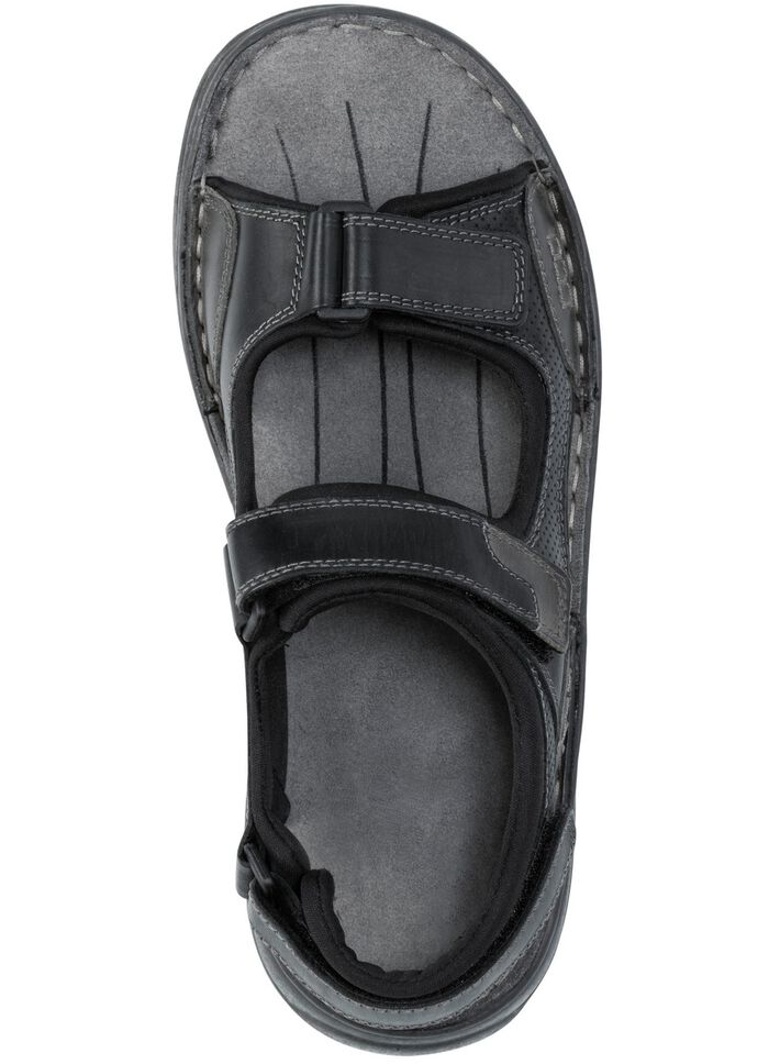GINO GALANTE, komfortable Herren-Trekkingsandalen, aus Leder 