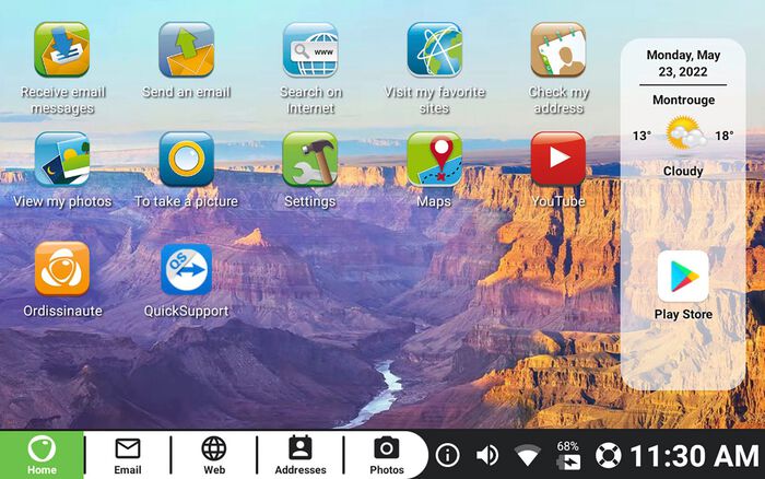 &bdquo;Ordissimo&ldquo; Pix-Star Touch Tablet 