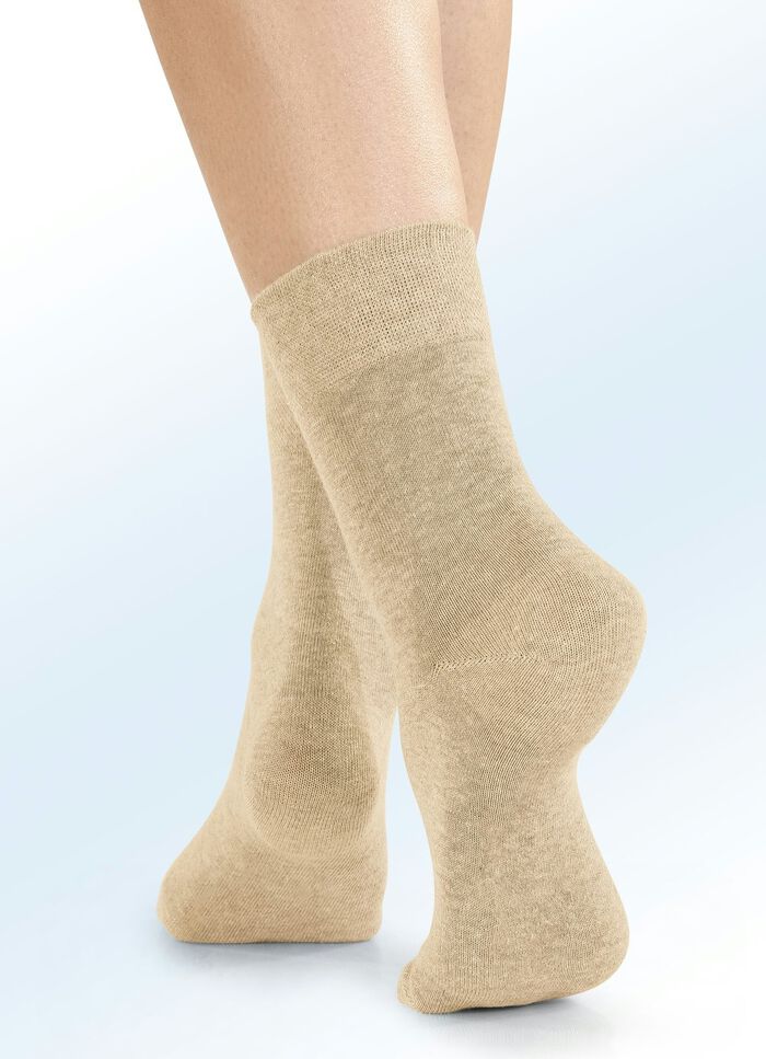 Viererpack Socken mit BIO-Baumwolle 