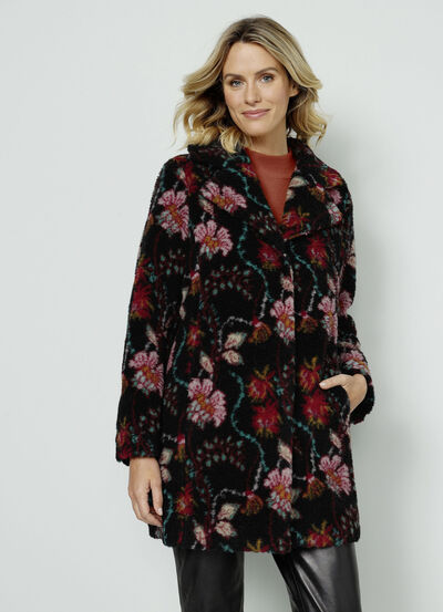 Jacke mit Floralprint 
