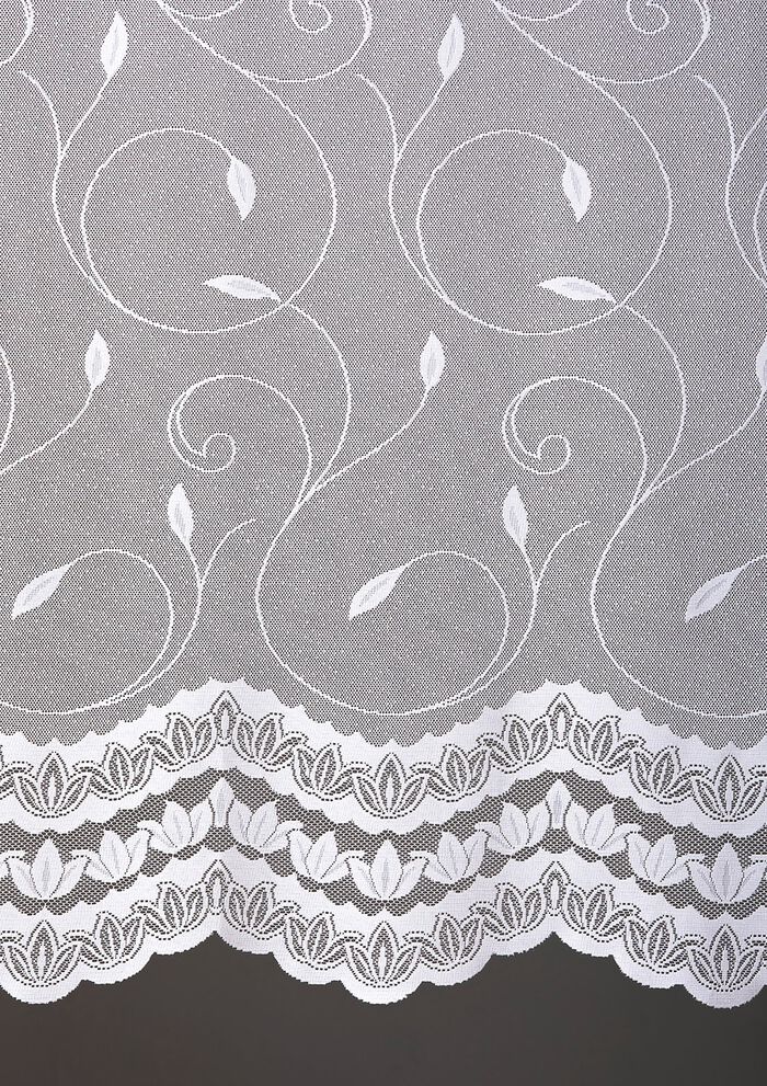 Leichter Blumenfenster-Store 