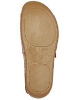 Andrea Conti Pantolette mit zwei verstellbaren Klettspangen COGNAC