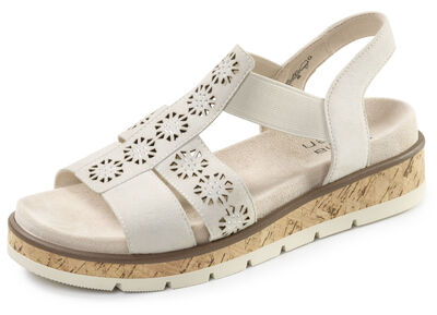 ELENA EDEN, sommerliche Damen-Sandalen, Weite G, mit herausnehmbarem Fu&szlig;bett 