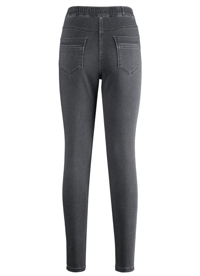 Super softe Jegging-Jeans ANTHRAZIT