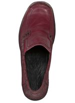 ELENA EDEN Slipper aus teilweise krokogepr&auml;gtem, schattiertem Nappaleder 