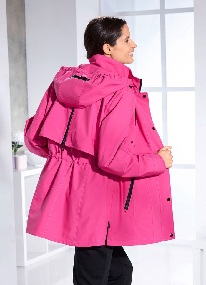 Funktionsjacke mit Rei&szlig;verschluss im R&uuml;ckteilkoller ZARTPINK