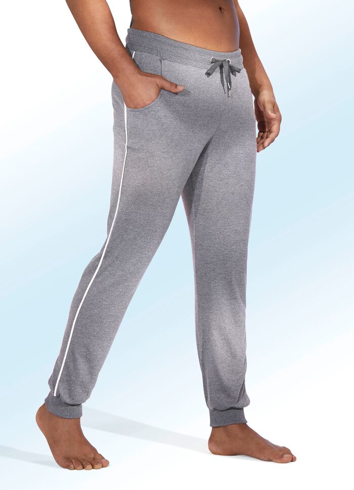 Zweierpack Schlaf- und Freizeithosen, lang, mit Durchzugsband und Schubtaschen 