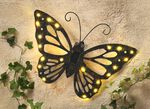 Solar Wandbild Schmetterling aus Metall 