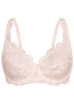 Sassa Zweierpack Bügel-BH aus Elastikspitze 1X KROKUS, 1X PUDER