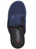 Zweierpack, klassische Damen-Hausschuhe, Weite H, mit Gummizug 