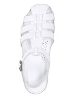 Gemini Riemchen-Sandale aus weichem Rind-Nappaleder WEISS