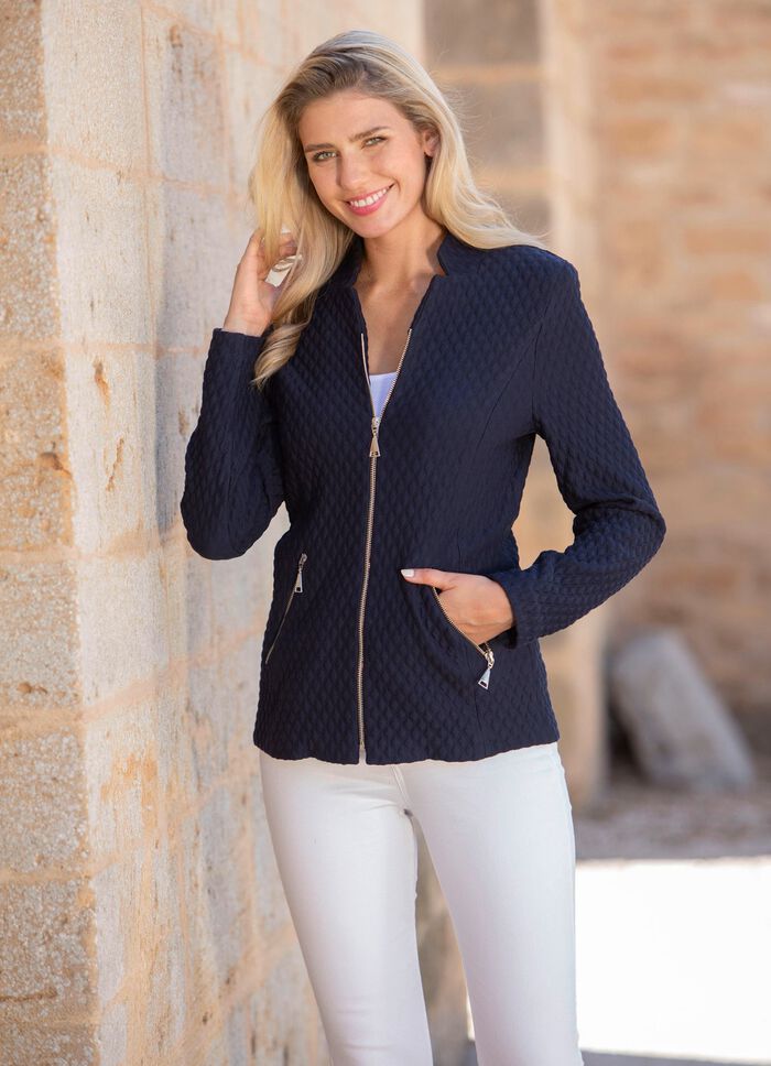 Jacke mit Schulterpolstern MARINE