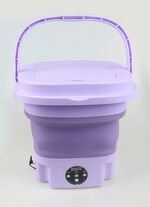Faltbare Mini-Waschmaschine LILA