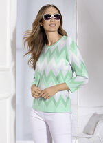 Pullover in aufwendigem Jacquard-Dessin 