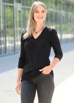 Shirt mit Zierblenden in 2 Farben 