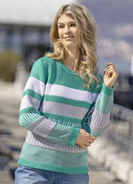 Pullover in Mustermix 