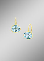 Ohrringe mit Blautopas 