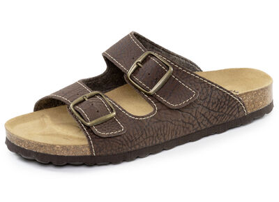 Klassische Herren-Pantoletten, mit verstellbaren Schlie&szlig;en 