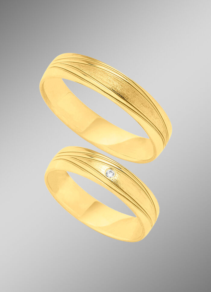 Feiner Brillant Trauring 