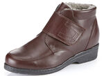 ELENA EDEN Stiefelette aus Rind-Anilinleder BORDEAUX