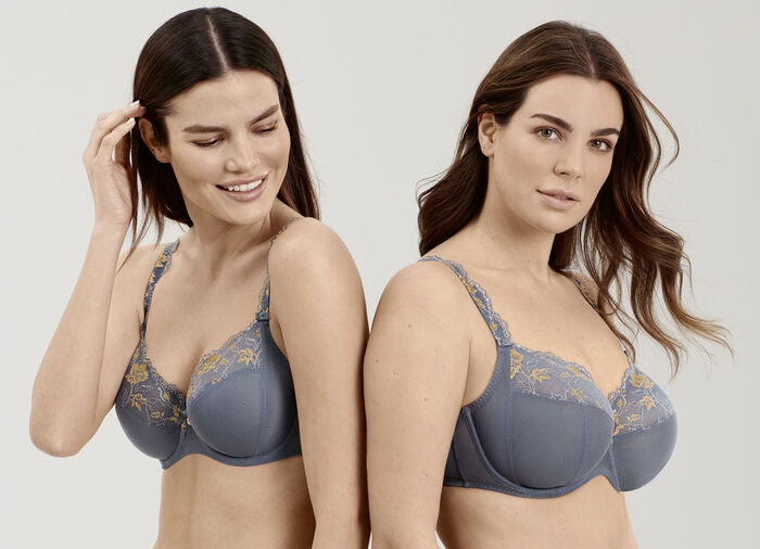 Rosa Faia B&uuml;gel-BH mit bestickter Elastikspitze 