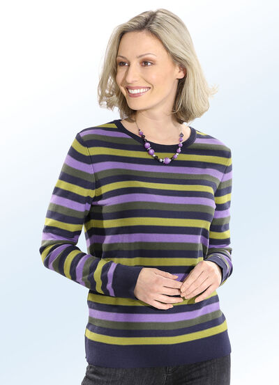 Pullover in Ringeldessin 