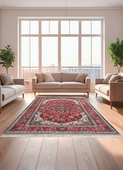 Br&uuml;cken, Galerie und Teppiche in Seidenoptik 