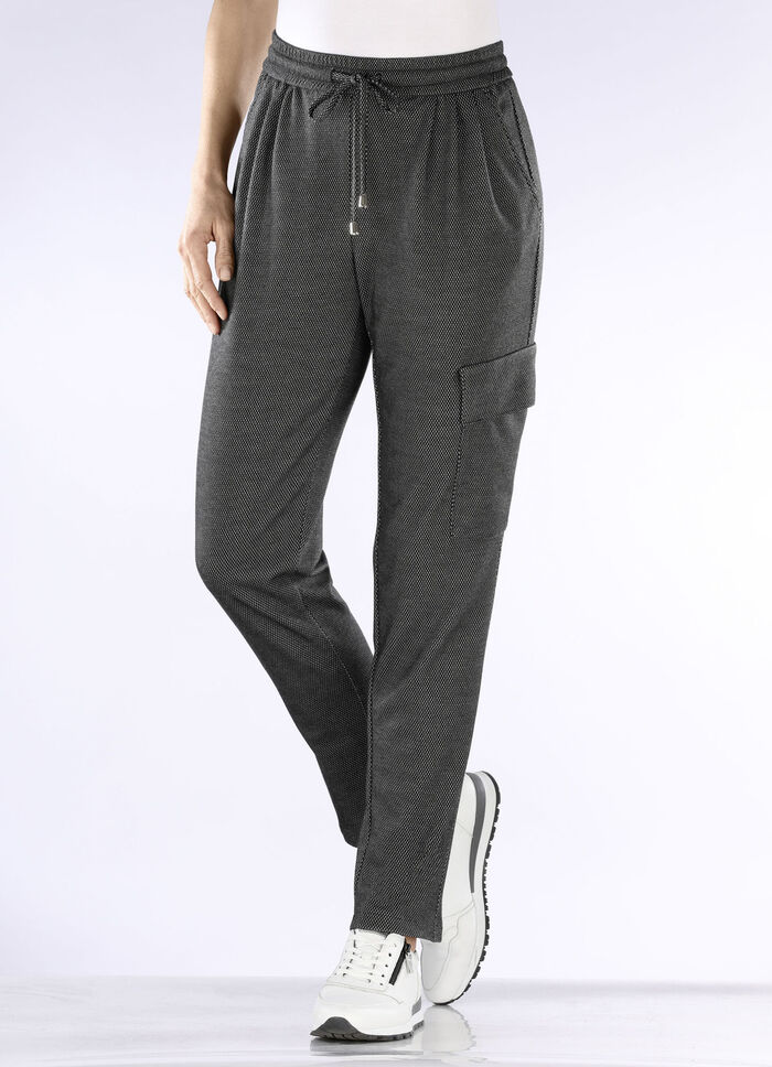 Jerseyhose im topaktuellen Joggpant-Style ANTHRAZIT