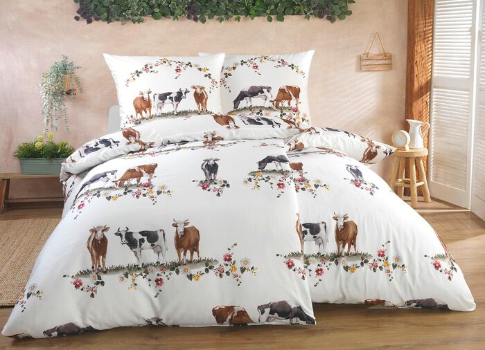 Bettw&auml;sche-Garnitur  in Mako-Satin Qualit&auml;t 