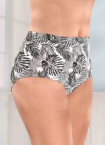 Viererpack Slips mit floralem Druckdessin 