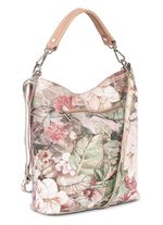 Laurina, Tasche, Damen, mit verstellbarem Umh&auml;ngeriemen ROSA-ECRU