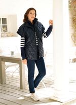 Weste mit Rei&szlig;verschlussleiste 