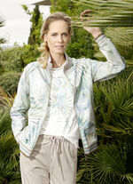 Sweatshirt mit floralem Druck-Motiv 