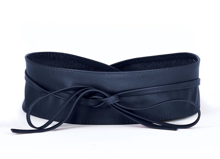 Modischer Leder-Bindeg&uuml;rtel, 8 cm breit  