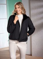 Wende-Kurzjacke mit Rei&szlig;verschlussleiste 