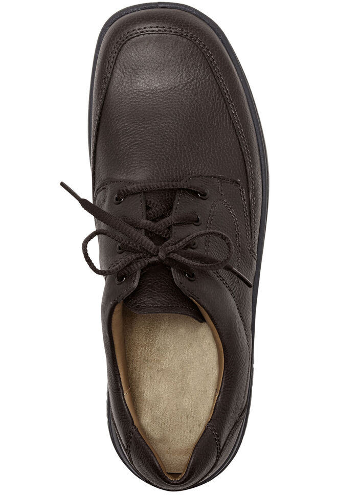 GINO GALANTE, klassische Herren-Schnürschuhe, mit herausnehmbarem Fußbett MOKKA