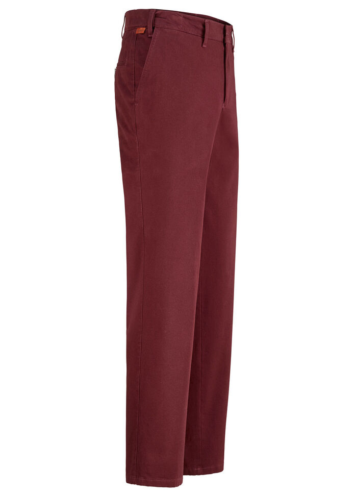 Hose von "Francesco Botti" mit Komfortbund in 3 Farben BURGUND