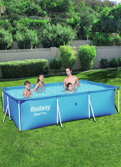 Rechteckiges Pool-Set, groß aus robustem TriTech-Material 