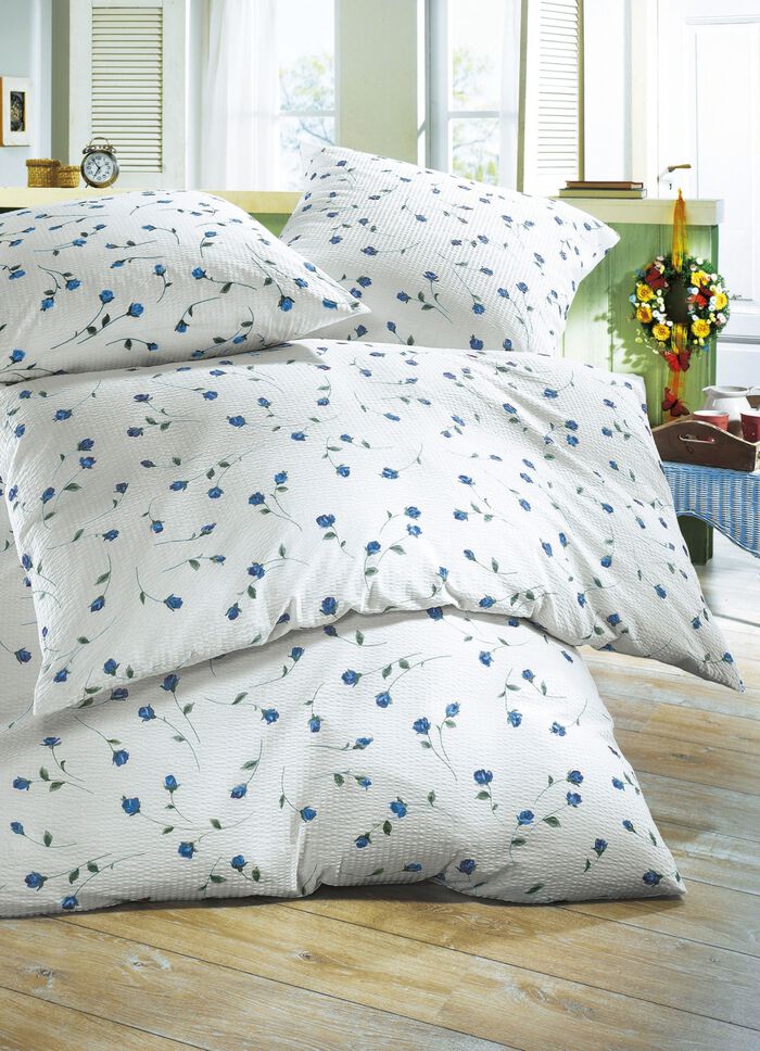 "Janine" Bettwäsche-Garnitur BLAU