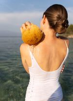 Badeschwamm aus nat&uuml;rlichem Material 