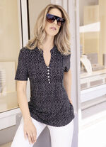 Shirt-Tunika mit Biesenzier 