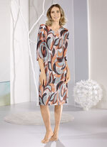 Nachthemd, wadenlang und Tropfenausschnitt 